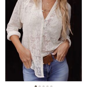 Joyfolie Bora top in cream